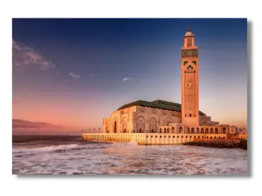 CHASSIS TOILE MOSQUE HASSAN II 120X80 CM SM