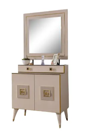 LOTUS COMMODE + MIROIR