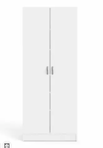 ARMOIRE BLANC 2 PORTES