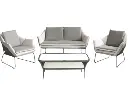 ENCLAVE SALON JARDIN 2+1+1+TABLE BASSE