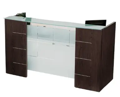 COMPTOIR DE RECEPTION LUNA WENGE