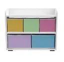 MEUBLE DE RANGEMENT JOUTES 5 BACS 