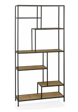 ÉTAGÈRES RECTANGULAIRE EN BOIS/MÉTAL